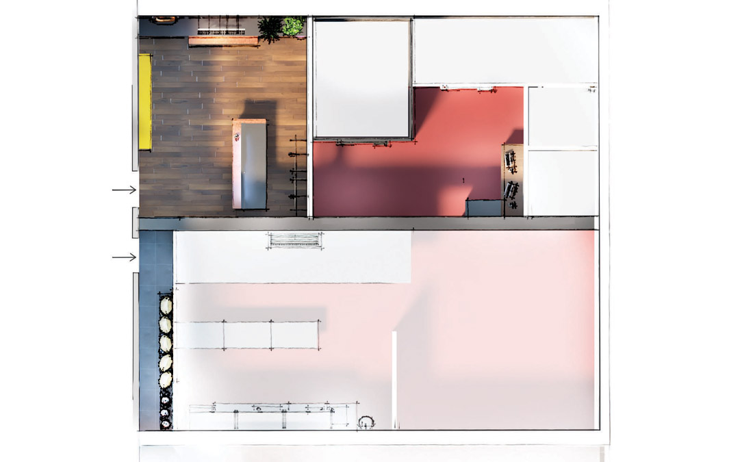 3D floor plan of Bombay Pantry Restaurant