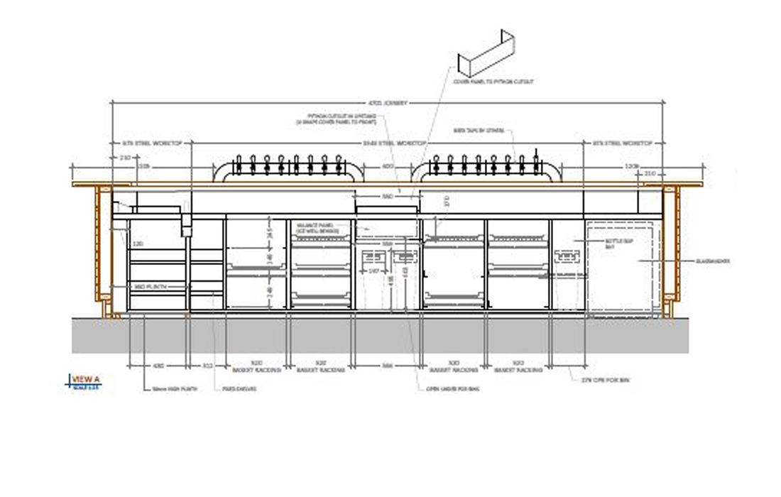 Hard Rock Hotel - Section of bar