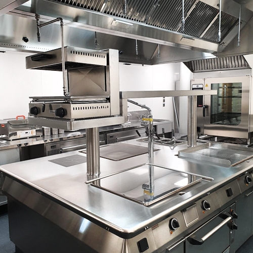 Stainless steel kitchen