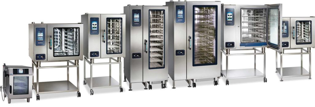 Alto Shaam line up of various combination ovens for commercial kitchens